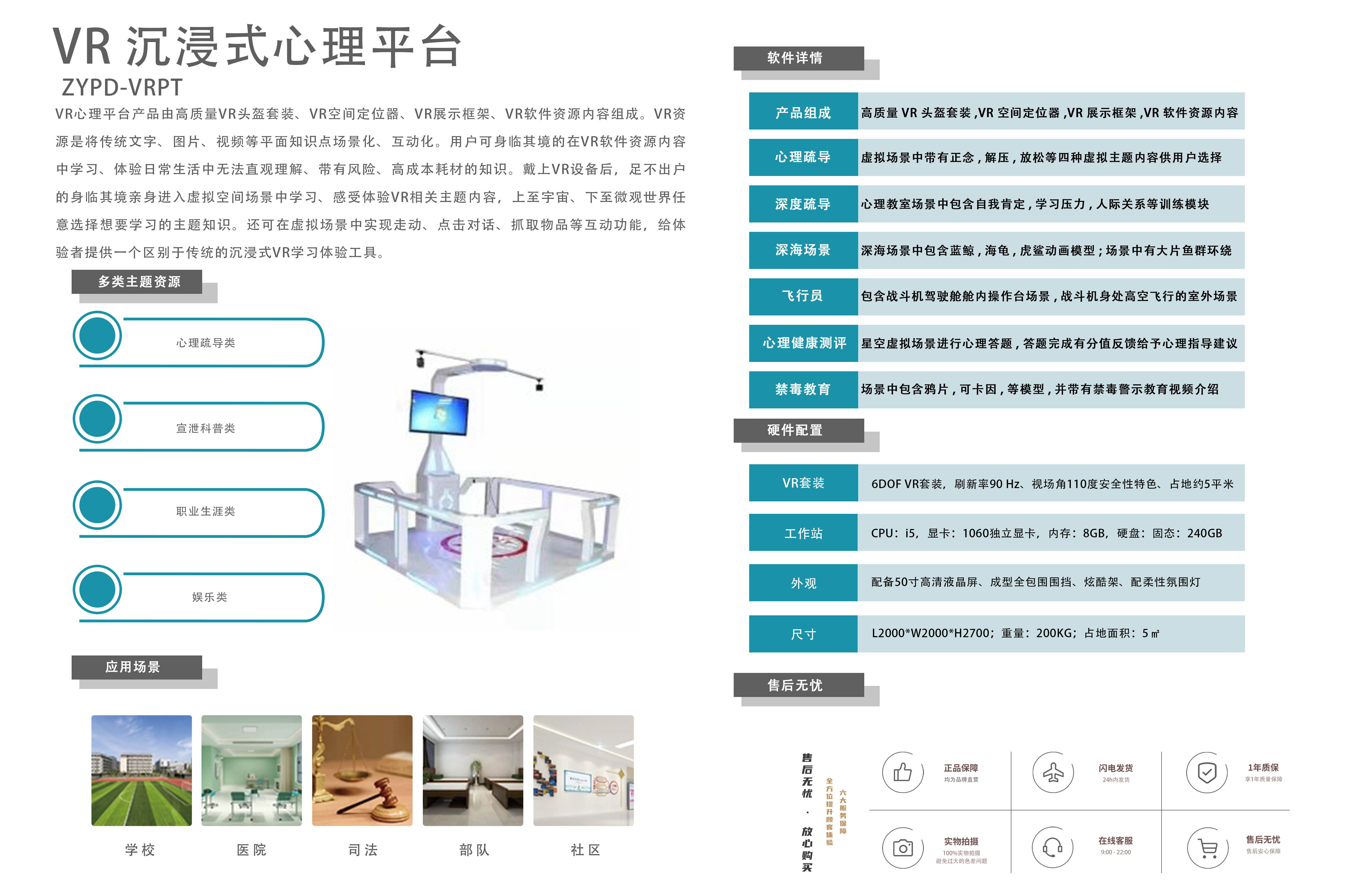 VR沉浸式心理平台